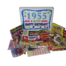 1955 Nostalgic Candy 60th Birthday Candy Gift Box
