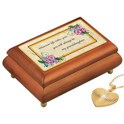 Granddaughter Diamond Pendant and Music Box