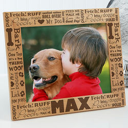 Personalized Good Dog Picture Frame