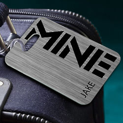 Personalized Mine Steel Luggage Tag