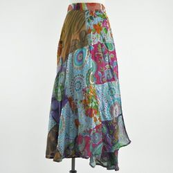 Groovy Garden Patch Wrap Skirt