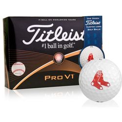 Pro V1 MLB Personalized Boston Red Sox Golf Balls
