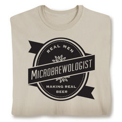 Microbrewologist Real Men Making Real Beer T-Shirt