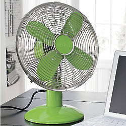 Lime Green Cooler Fan