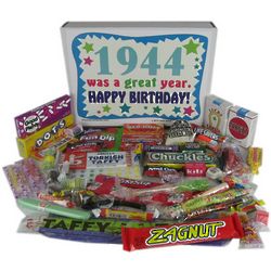 1944 Nostalgic Candy 70th Birthday Candy Gift Box