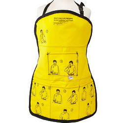 In Flight Life Vest Upcycled Apron