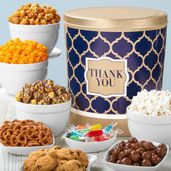 Shining Sentiments 3.5 Gallon Grand Snacks & Popcorn Gift Tin