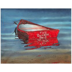 Sunken Ship Art Print