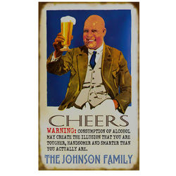 Personalized Cheers Sign