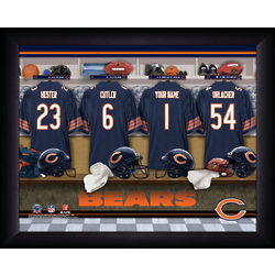 Personalized Chicago Bears NFL Locker Room Sign