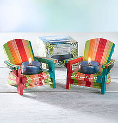 Margaritaville Adirondack Chair Shaped Tea Lights