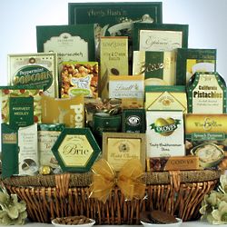 Holiday Gallant Affair Gourmet Christmas Gift Basket