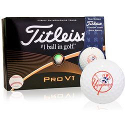 Pro V1 Personalized New York Yankees Golf Balls