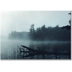 Perch Lake in Fog 8x12 Mounted Photograph