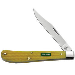 John Deere Yellow Slimline Pocket Knife