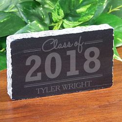 Graduate's Personalized Year and Message Marble Decoration