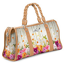 The Garden Handbag with Floral Design