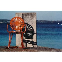 University of Wisconsin Terrace Chair and Shadow Poster