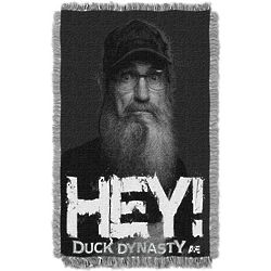 Duck Dynasty Si Knows Best Tapestry Throw