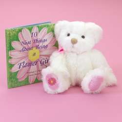 Teddy Bear and Keepsake Book for Flower Girl