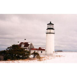 Photograph of Highland Lighthouse in Truro, Massachusetts