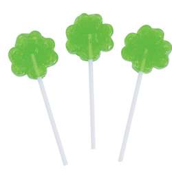 144 Mini Shamrock Lollipops