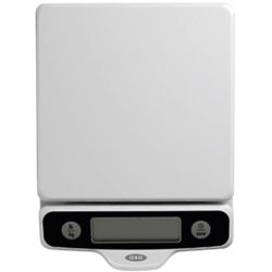 5 Lb. Food Scale with Pull Out Display in White