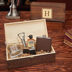 All the Vices Personalized Block Monogram Gift Box for Men