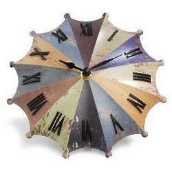 Rainbow Umbrella Desk Clock