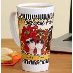 Personalized Gathering of the Goddesses Latte Mug
