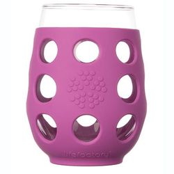 Silicone Coated Stemless Wine Glasses