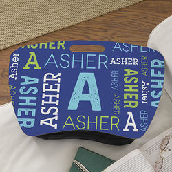 Personalized Repeating Name Lap Desk