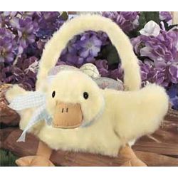 "Fluffy Ducky" Personalized Easter Baskets