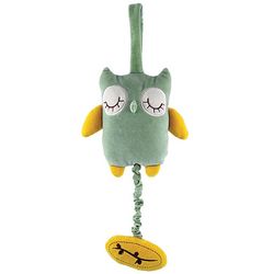 Organic Owl Musical Pull Toy