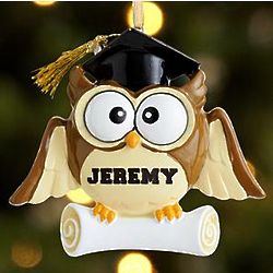 Personalized Owl Graduation Ornament
