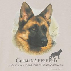 German Shepherd: Protective and Strong T-Shirt
