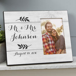Personalized Farmhouse Wedding Picture Frame
