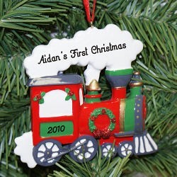 Christmas Train Personalized Ornament