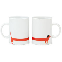 Red Dog Coffee Mugs