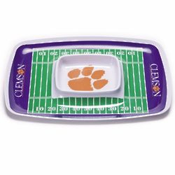 Clemson Tigers Chip and Dip Tray