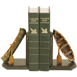 Camp Canoes Decorative Bookends