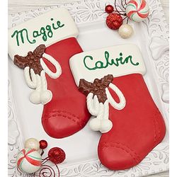 Personalized Chocolate Holiday Stocking