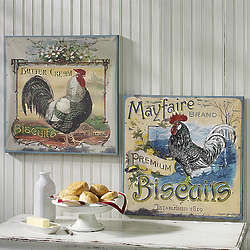 Rooster Design Farmhouse Prints