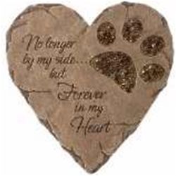 No Longer By My Side, Forever in My Heart Pet Memorial Stone