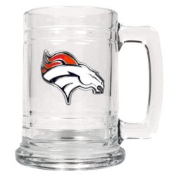 Personalized Denver Broncos Glass Mug