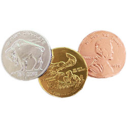 Large Chocolate Money Coins