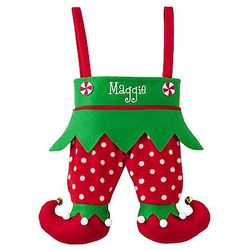 Personalized Elf Pants Stocking
