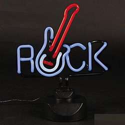 Plastic Neon Rock Sign