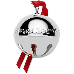 2016 Silver Plated Sleigh Bell Ornament - 46th Edition