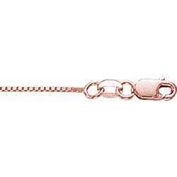 14K Rose Gold Box Chain Necklace
